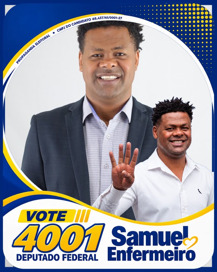Exemplo de post do feed com a moldura da campanha